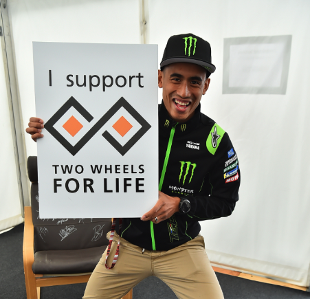 Hafizh Syahrin Rider Support Two Wheels for Life MotoGP Silverstone Day of Champions 2018